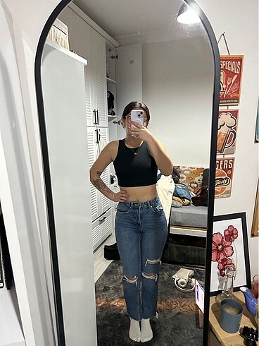 bershka yırtık jean