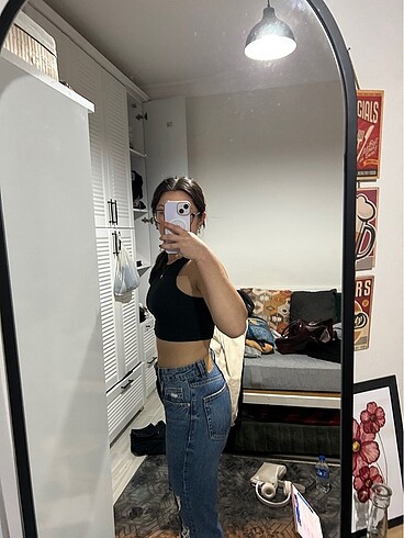 34 Beden bershka yırtık jean