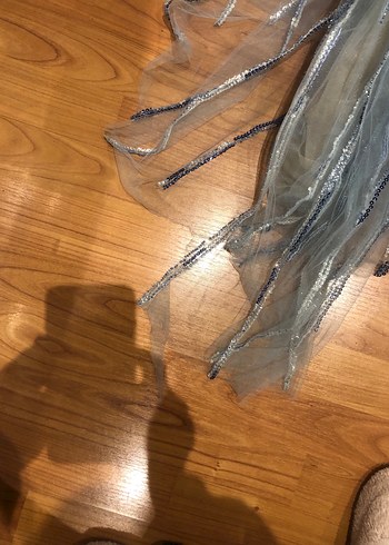 Vakko couture 40 bedene uygun yandan ve omuzdan kuşaklı abiye - Görsel 11