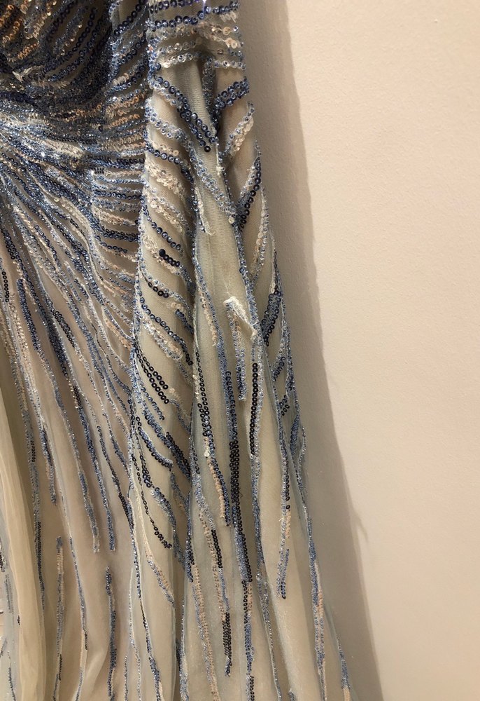 Vakko couture 40 bedene uygun yandan ve omuzdan kuşaklı abiye - Görsel 5