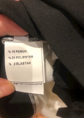 Derishow,40 beden,tek kolu saten, siyah beyaz şık elbise - Görsel 8