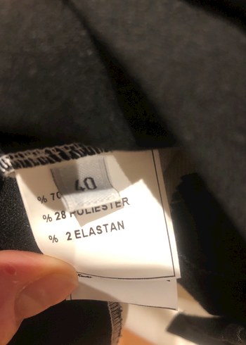 Derishow,40 beden,tek kolu saten, siyah beyaz şık elbise - Görsel 9