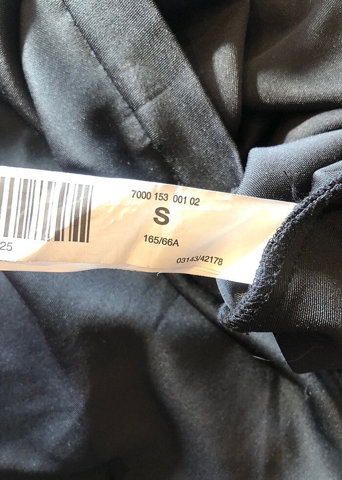 Siyah volanlı kısa etek arka fermuarlı ve kemer detaylı Stradiva - Görsel 5