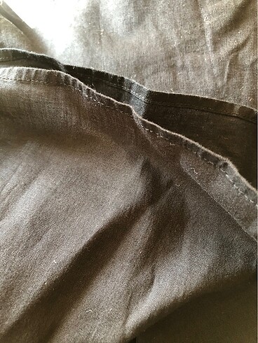 HM siyah arkadan çapraz askılı yan fermuarlı astarlı elbise - Görsel 7