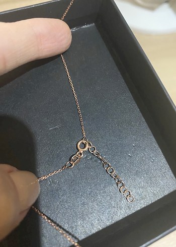 925 ayar gümüş bronz anahtar kolye - Görsel 6