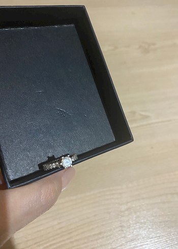 Tamtur tektaş gümüş Yüzük - Görsel 4