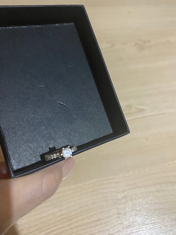 Tamtur tektaş gümüş Yüzük - Görsel 4