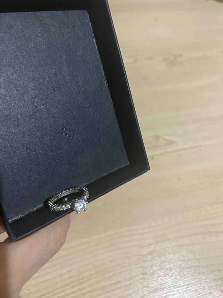 Tamtur tektaş gümüş Yüzük - Görsel 3