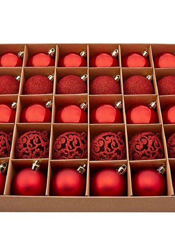 KARACA dan Kırmızı Yeni Yıl Süsleme Topları Seti - Görsel 2