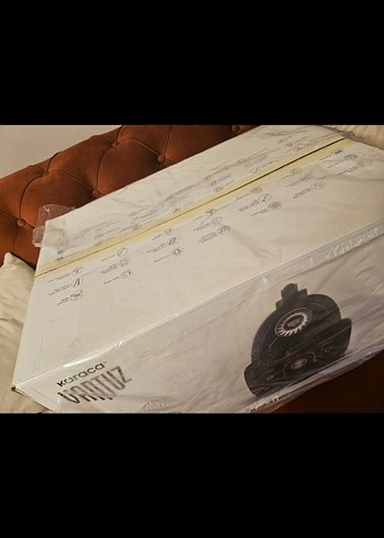 Karaca Vantuz f2 LED ışıklı Siyah ve Gri Elektrikli Süpürge - Görsel 4