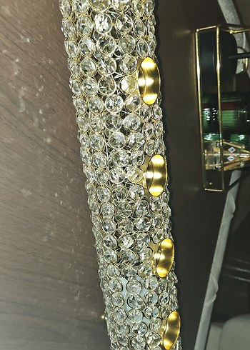 kristal taşlı 5li mumluk - Görsel 4