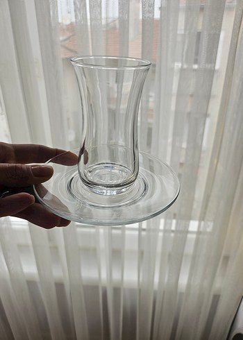 paşabahçe fit  Çay Bardağı ve Tabağı - Görsel 2