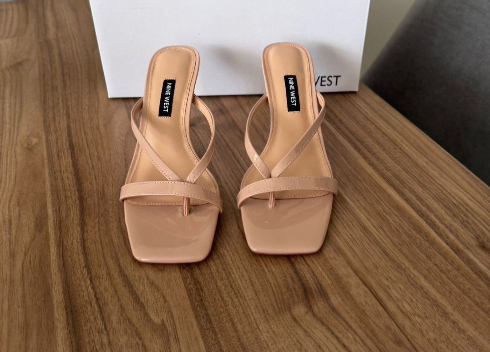 Bej Stiletto Topuklu Kadın Terlik NINE WEST - Görsel 2