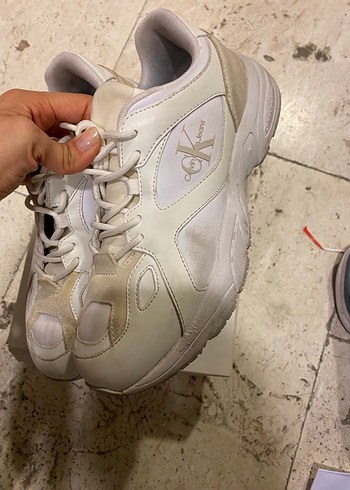 Beyaz Kadın Spor Ayakkabı - Görsel 3