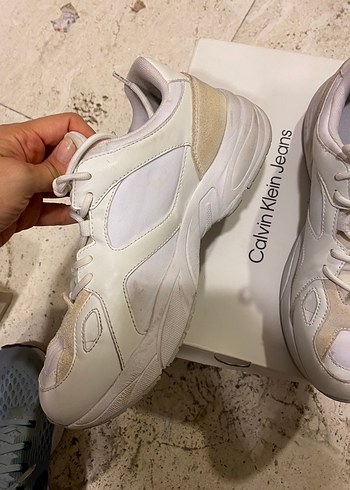 Beyaz Kadın Spor Ayakkabı - Görsel 2