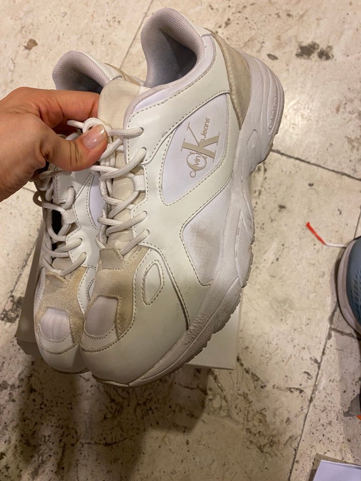 Beyaz Kadın Spor Ayakkabı - Görsel 3