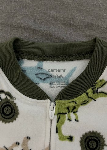 Carters Uzun Kollu Fermuarlı Erkek Bebek Tulum - Görsel 2