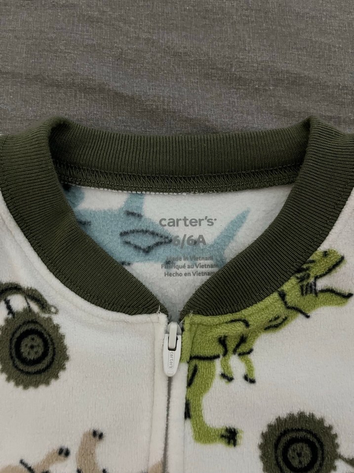 Carters Uzun Kollu Fermuarlı Erkek Bebek Tulum - Görsel 2