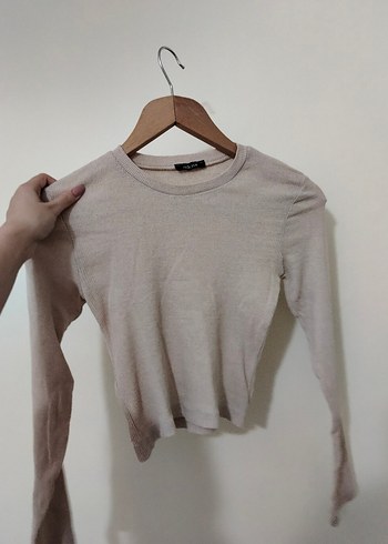 Bordo Kadın Triko Kazak ve Bej Kadın Kazak - Görsel 3