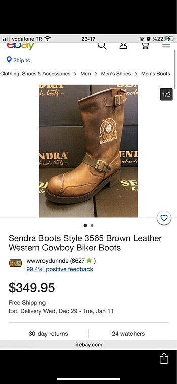 38 Beden kahverengi Renk Sendra motorcycle boots