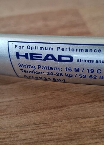 Beden Renk HEAD TİTANİUM 27 İNÇ TENİS RAKETİ