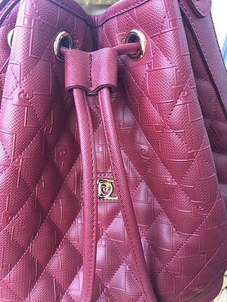 Beden bordo Renk Pierre cardin bordo çanta
