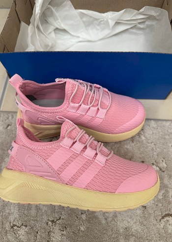 Pembe Çocuk Spor Ayakkabı Cırt Cırtlı - Görsel 4