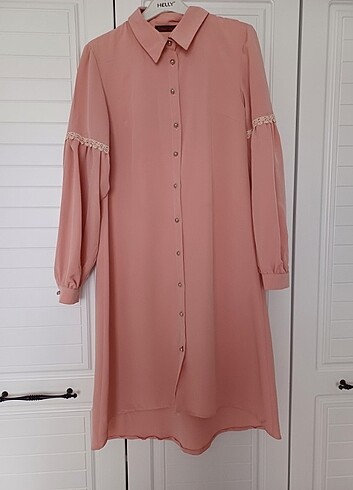 38 Beden pembe Renk Tunik