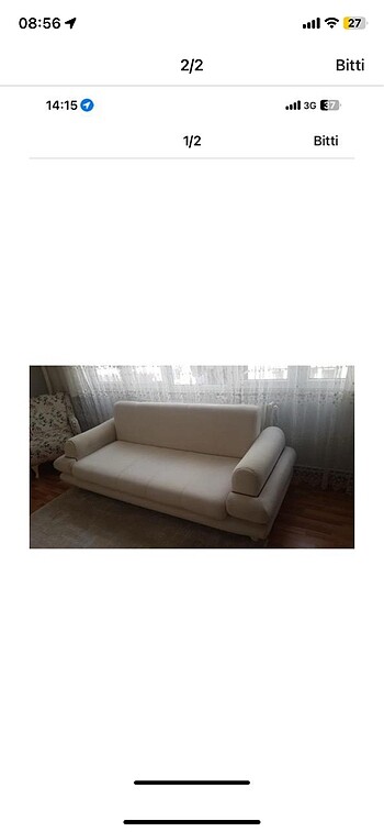 2 tane 3 lü koltuk