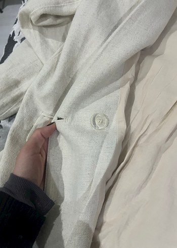 LCW Casual kadın Bej Ceket - Görsel 4