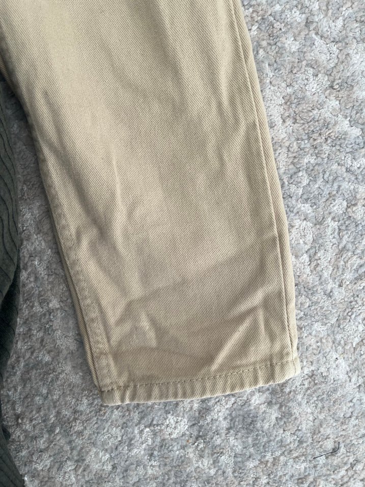 Bej bilek boy pantolon - Görsel 3