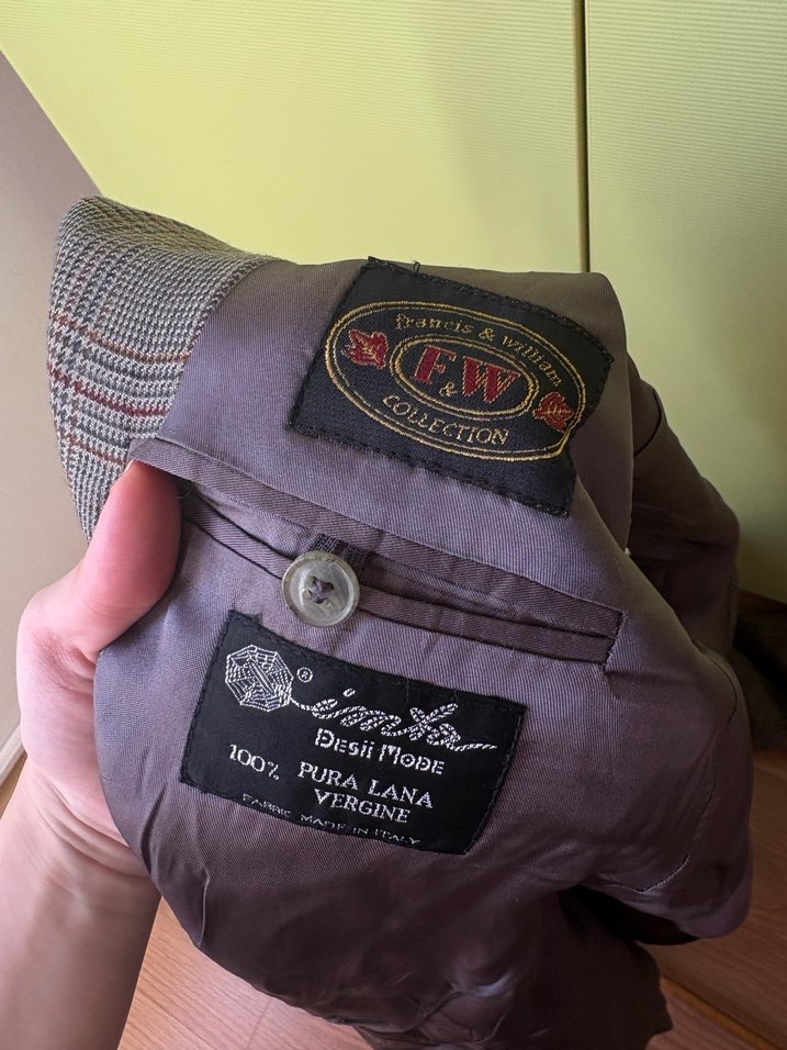 Vintage Gri Blazer Ceket - Görsel 4