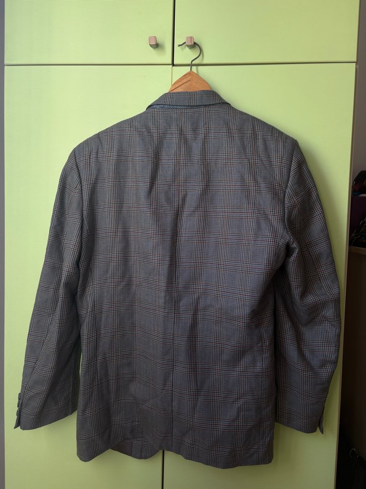 Vintage Gri Blazer Ceket - Görsel 5