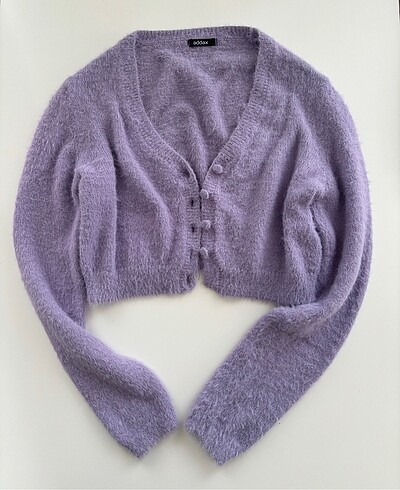 Lolita lila crop hırka