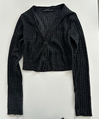 Vintage crop hırka