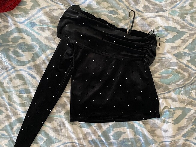 zara kadife top