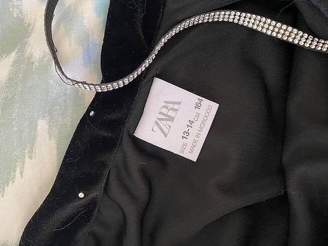 xs Beden zara kadife top