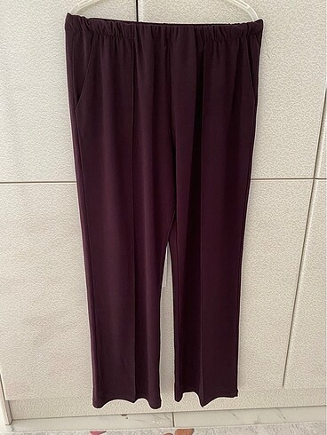 Yazlık beli lastikli pantolon