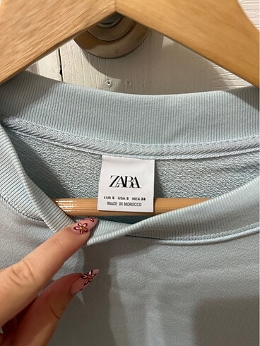 Zara Zara Buz mavisi T-shirt