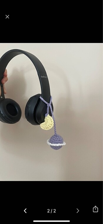 Amigurumi kulaklık süsü