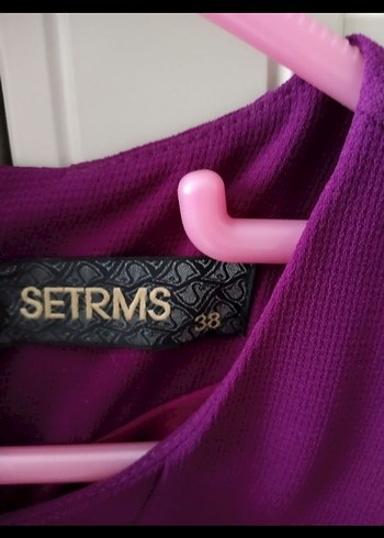 Mor Uzun söz kına  Gotik Kadın Elbise başörtü takım s m beden - Görsel 5