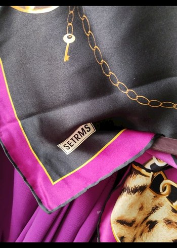 Mor Uzun söz kına  Gotik Kadın Elbise başörtü takım s m beden - Görsel 4