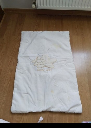 Beyaz İşlemeli Çocuk Uyku Seti - Görsel 4