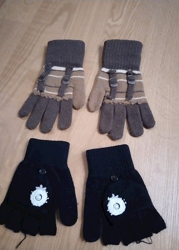 Kahverengi ve Siyah Eldivenler - Görsel 2