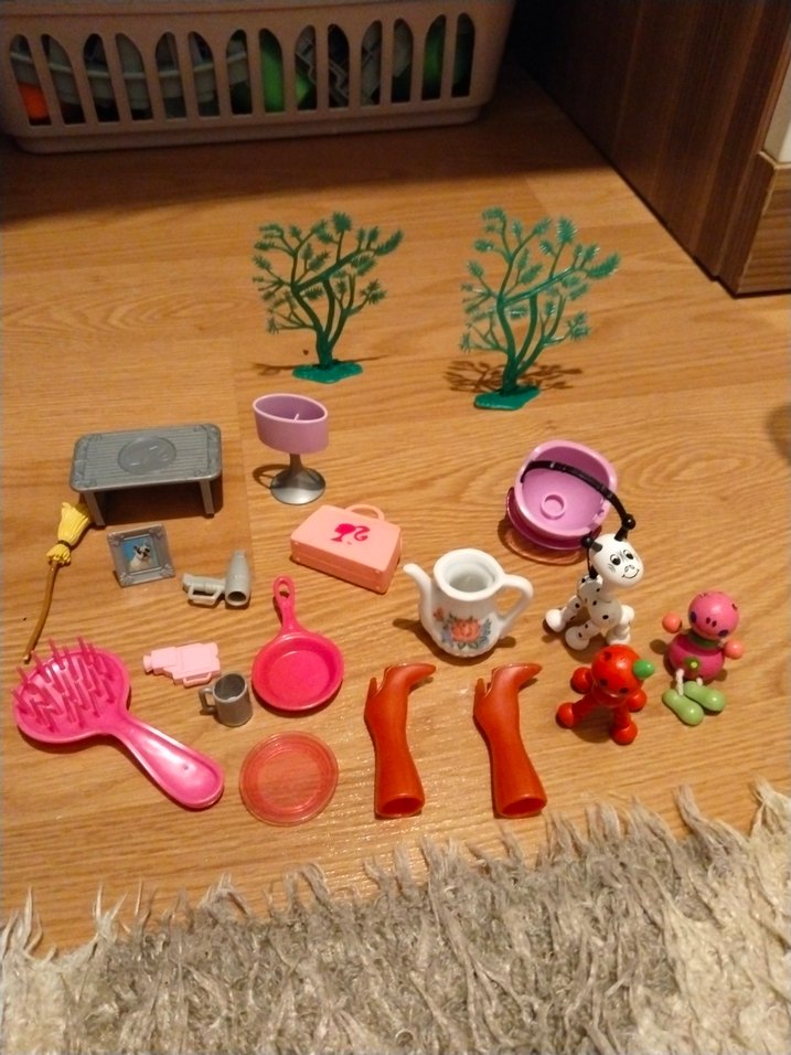 Pastel Pembe Mini Oyuncak Seti - Görsel 2