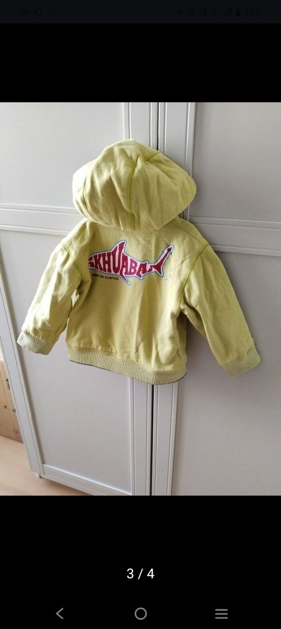 Erkek Çocuk Lacivert Fermuarlı Ceket 2 3 yaş uyumlu - Görsel 2