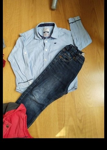 Erkek Çocuk Gri Denim Ceket - Görsel 3