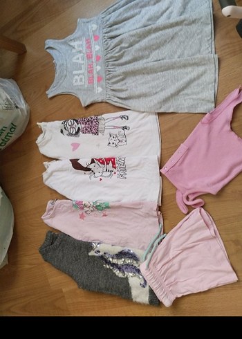 kız çocuk şort elbise sweatshirt kazak  2, 3, 4 yaş uyumlu - Görsel 2