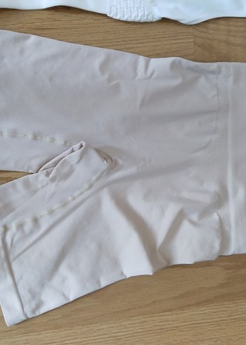 Beyaz Mini Emzirme ve Hamile Atlet lohusa korse. - Görsel 2