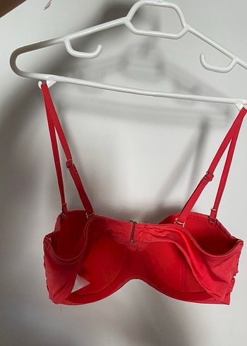 H&M Parlak Kırmızı İnce Askılı Bikini takımı